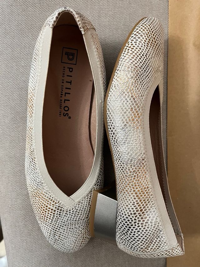 Zapatos Pitillos color plata
