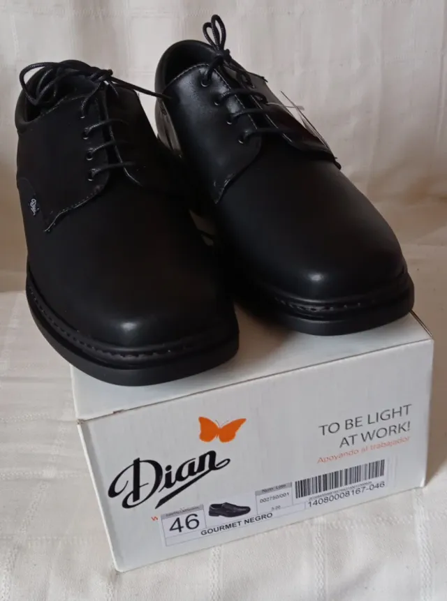 Zapatos vestir hombre negros talla 46