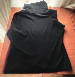 Jersey estampado de cuello alto