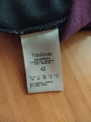 Jersey estampado de cuello alto