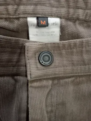 Pantalón da escursionismo verde da uomo