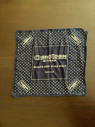 2 Pañuelos OshKosh B'gosh Vintage Azul y Rojo