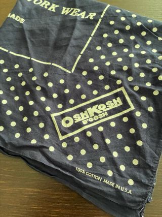 2 Pañuelos OshKosh B'gosh Vintage Azul y Rojo