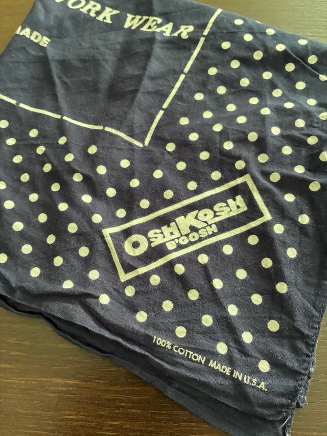 2 Pañuelos OshKosh B'gosh Vintage Azul y Rojo