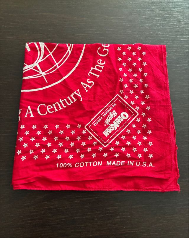 2 Pañuelos OshKosh B'gosh Vintage Azul y Rojo