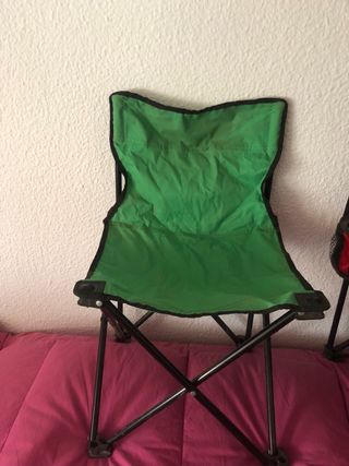 2 Sillas Plegables Camping/Playa