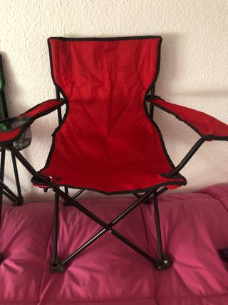 2 Sillas Plegables Camping/Playa