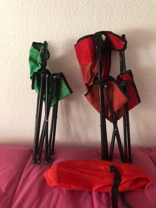 2 Sillas Plegables Camping/Playa