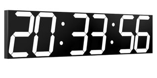 Reloj Digital Chkosda Negro/Blanco con atenuador,