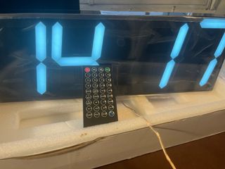 Reloj Digital Chkosda Negro/Blanco con atenuador,