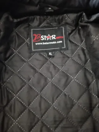 Chaqueta Moto Mujer Negra