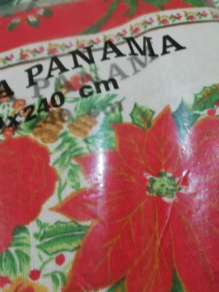 Tovaglia Panama Natale 140x240 cm