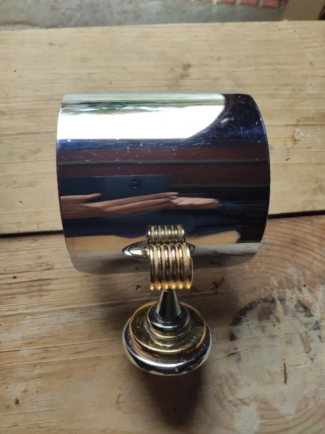 Portarrotolo WC in Metallo Oro e Argento