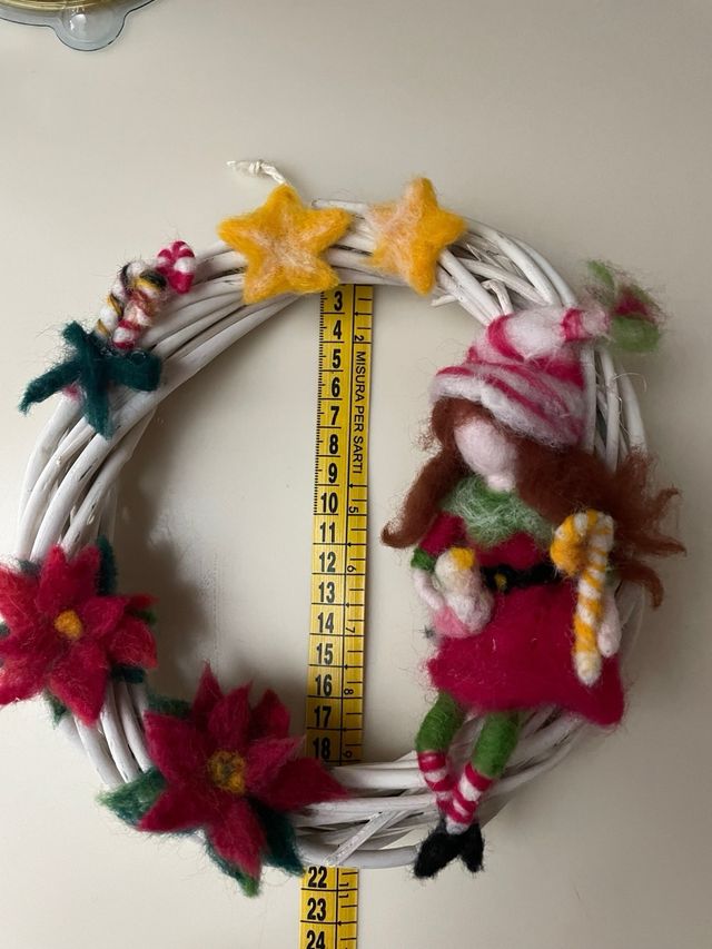 Decorazione Ghirlanda Natale Fatta a Mano