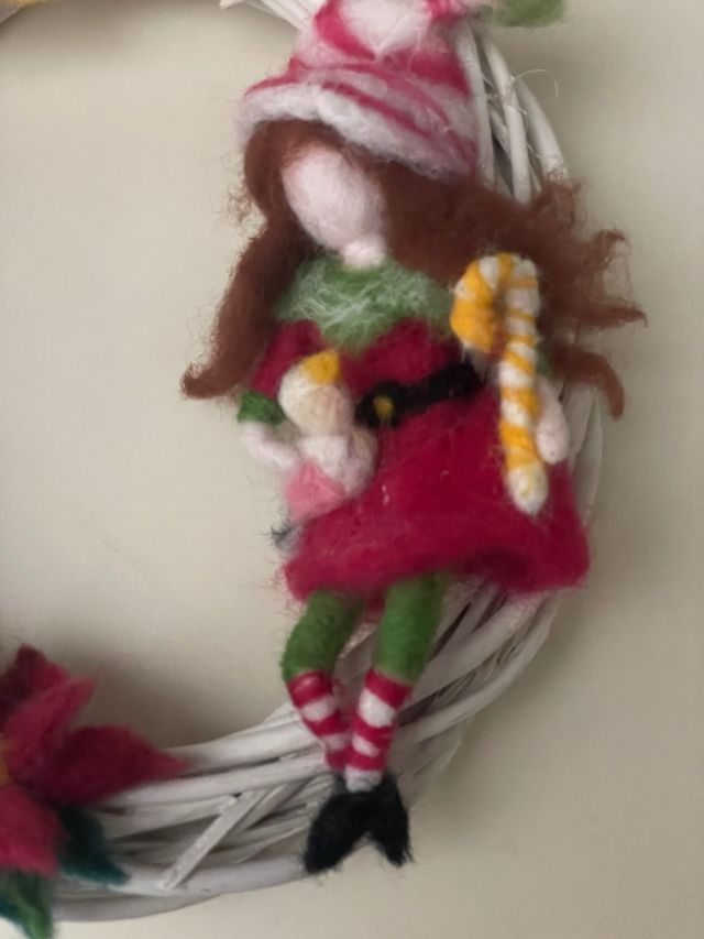 Decorazione Ghirlanda Natale Fatta a Mano