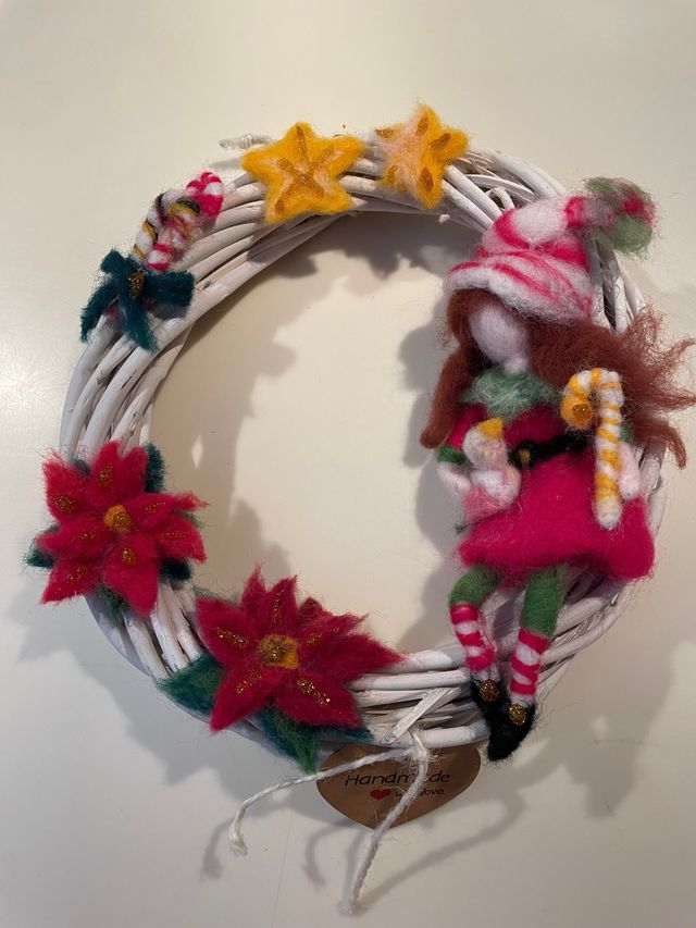 Decorazione Ghirlanda Natale Fatta a Mano