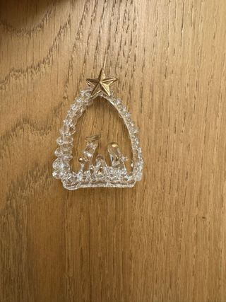 Presepe Natività Vetro Soffiato Stella Oro