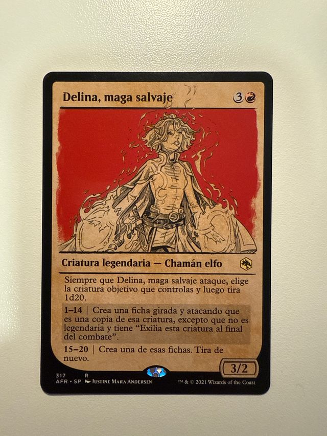 Delina, maga salvaje - Magic The Gathering