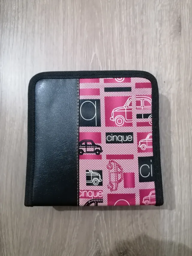 Porta CDs Cinque Diseño Coches Rosa