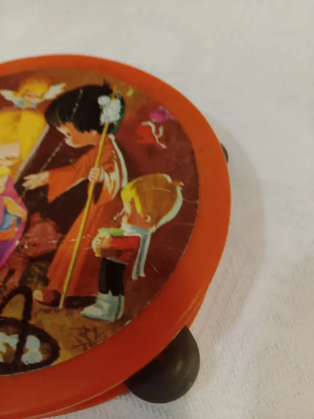 Pandereta infantil motivos navideños