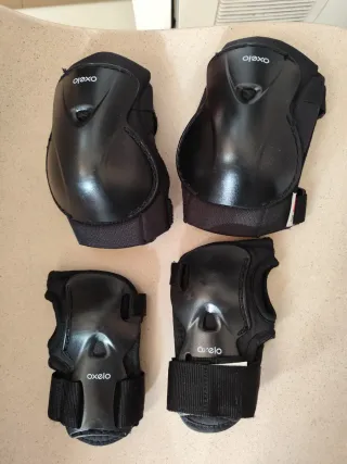 Rodilleras y Muñequeras Oxelo Talla S