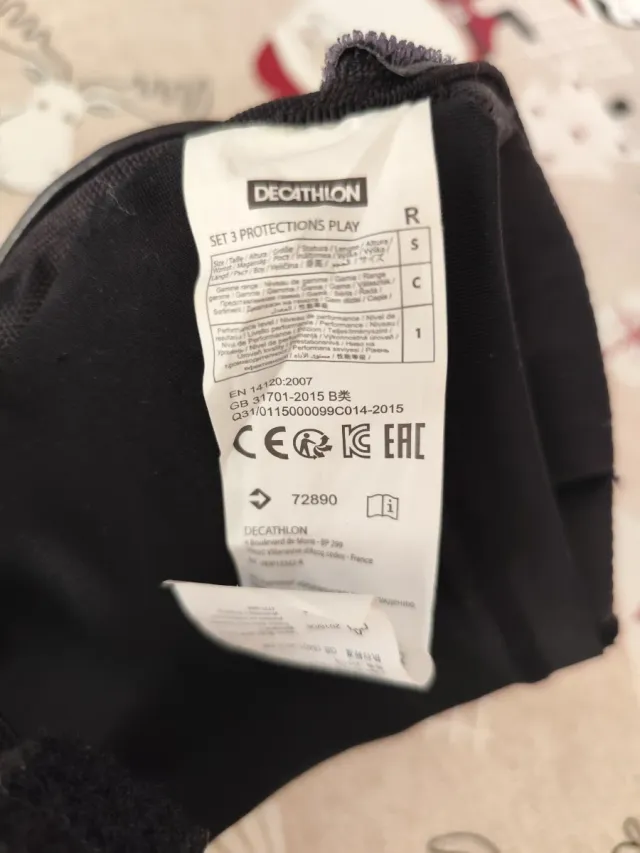 Rodilleras y Muñequeras Oxelo Talla S