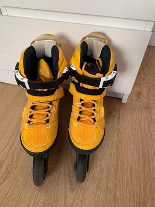 Patines Oxelo Amarillos, talla 31-35