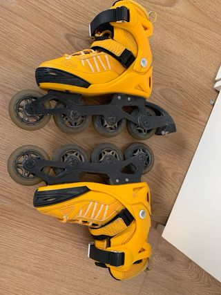 Patines Oxelo Amarillos, talla 31-35