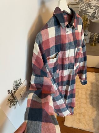 Camisa cuadros talla S
