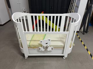 Lettino Erbesi Tato ovale Bianco plexiglass