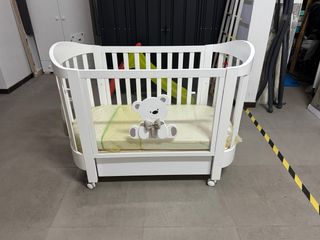 Lettino Erbesi Tato ovale Bianco plexiglass