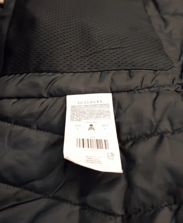 Chaqueta Impermeable Scalpers Negra Talla L