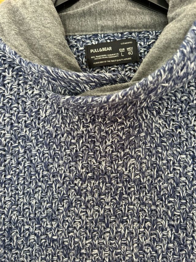 Jersey Pull&Bear azul Talla L