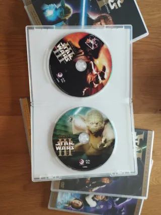 DVD Star Wars Trilogía El Comienzo y Trilogía