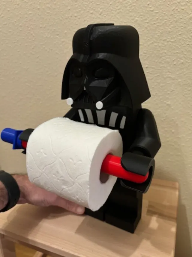 Porta rollo papel higiénico.