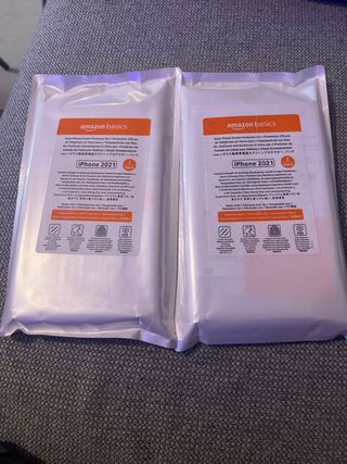 4 protectores para iphone 13 y 13 pro