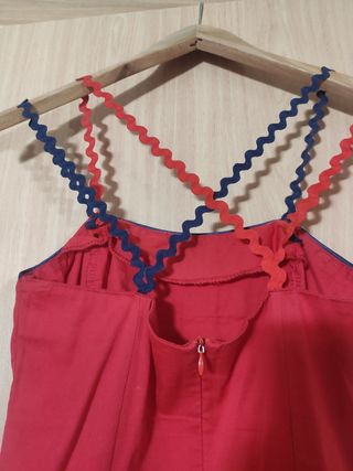 Vestido rojo tirantes