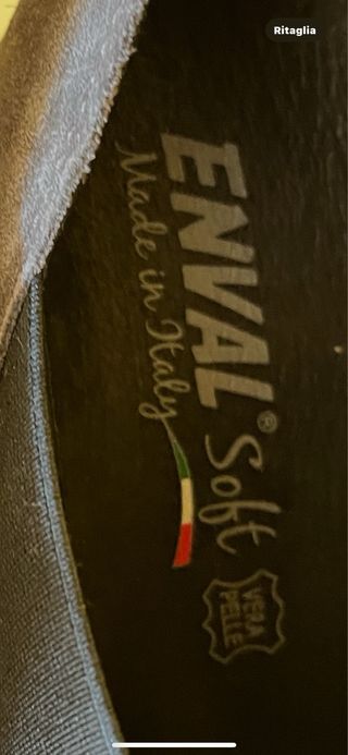 Scarpe Enval Soft Pelle Grigio Tg 36