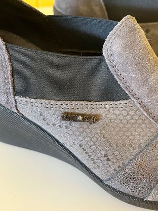 Scarpe Enval Soft Pelle Grigio Tg 36