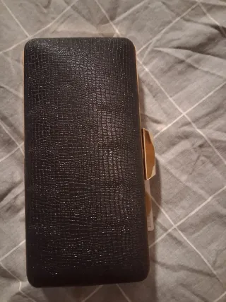 Pochette nera con brillantini