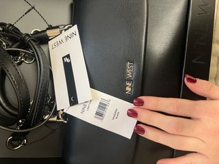 Set 2 borse NINE WEST nere MAI USATE