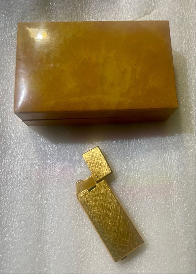 Mechero Vintage Baño Oro 14kl Años 40