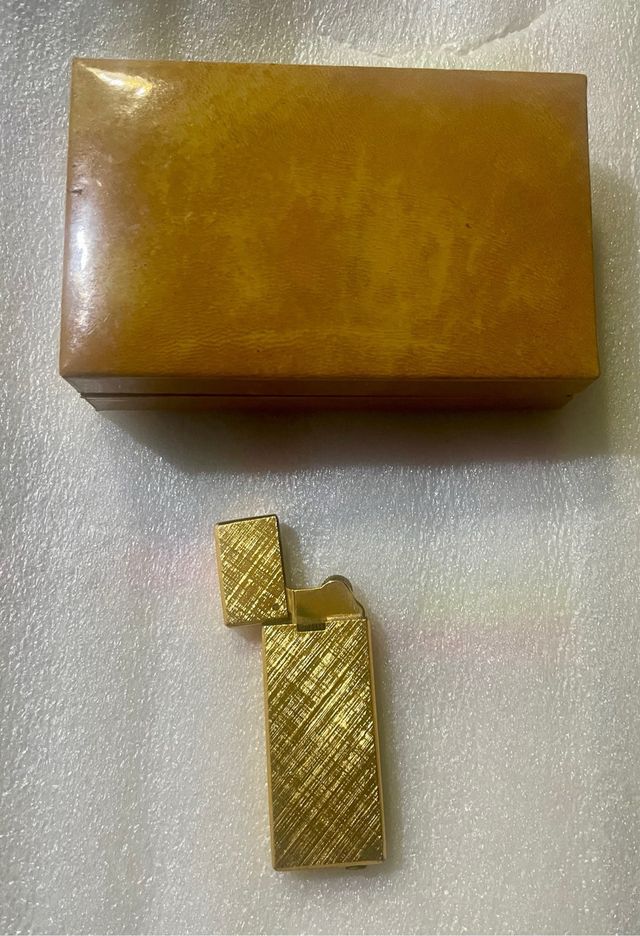 Mechero Vintage Baño Oro 14kl Años 40