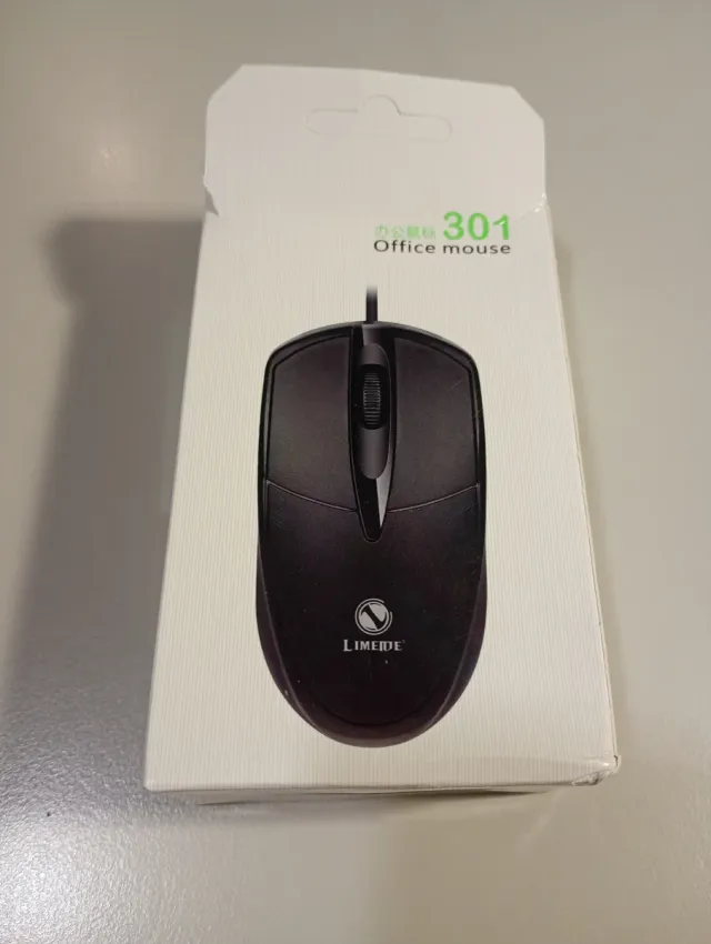 Ratón con cable LIMEDE 301 Office Negro