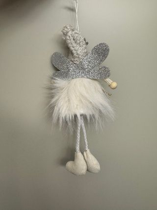 Bambola angelo bianco da appendere all’albero