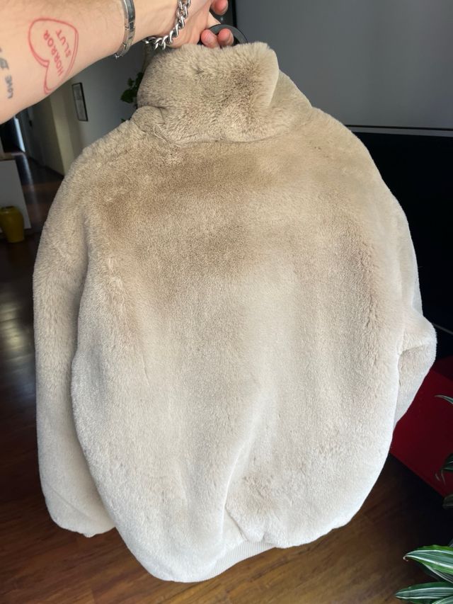 Abrigo Zara Beige Talla M