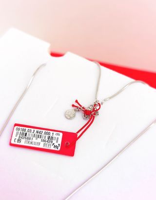 Collar con Colgante Perla 10mm Gris Nuada