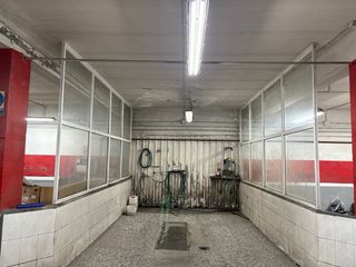 Mamparas cristal y aluminio blanco