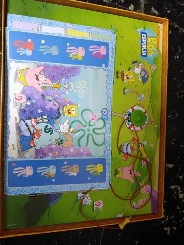 2 Juego Bob Esponja Conecta Clementoni