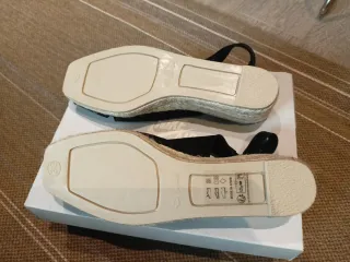 Alpargatas Castañer Negras Talla 38 Nuevas